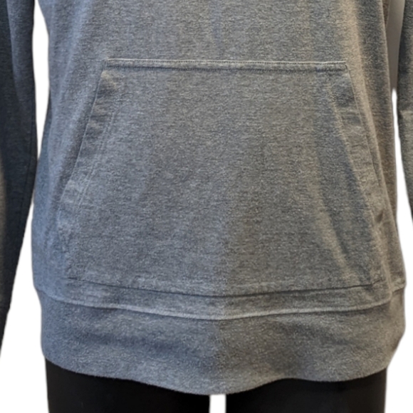 AMERICAN Eagle grey stripe hoodie medium - Picture 3 of 6